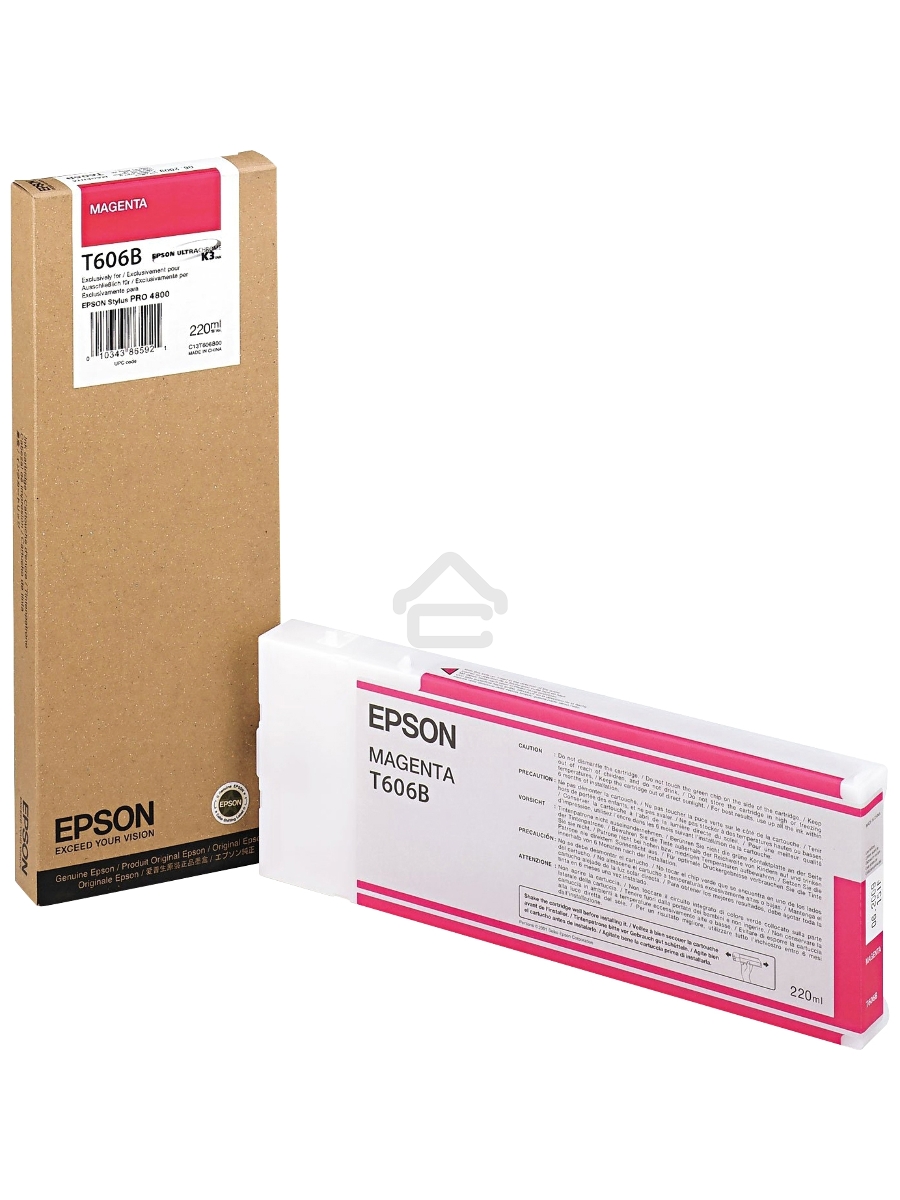 Картридж струйный Epson C13T606B00 пурпурный (220 мл) для Stylus Pro 4800