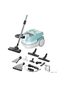 Пылесос Bosch BWD420HYG голубой, 2000 Вт, уборка сухая/влажная, пылесборник контейнер 4 л