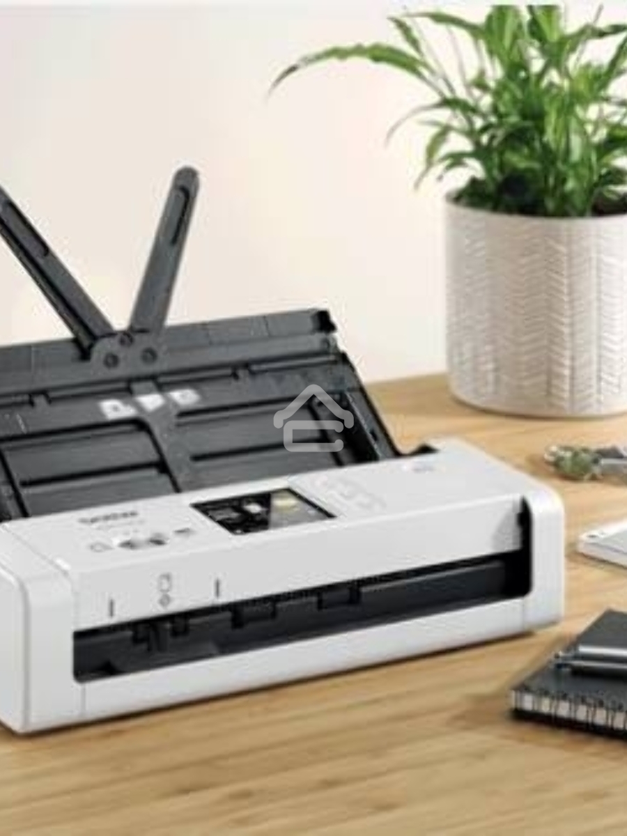 Сканер Brother ADS1700W, A4, 25 стр/мин, 1200 dpi, цветной, дуплекс, сенсорный экран, WiFi, USB