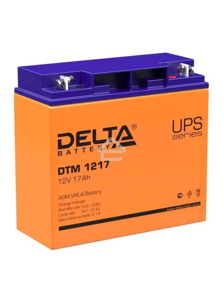 Батарея Delta DTM 1217 (12V, 17Ah)