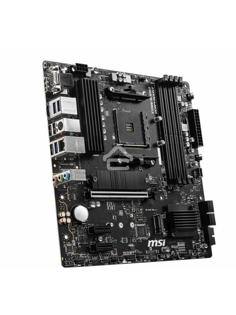 Материнская плата MSI B550M PRO-VDH, AM4, AMD B550, 4xDDR4, 4xSATA, 2xM.2, 1xPCI-E 4.0 x16, 2xPCI-E x1, 1xDP, 1xHDMI, 1xVGA, 1x 1Gb LAN, 2xUSB 2.0, 4xUSB 3.2 Gen 1, 3x3.5 мм, 7.1, Micro-ATX