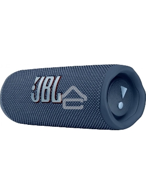 Портативная акустика JBL Flip 6 синий, Bluetooth 5.1, время воспроизведения 12 ч, емкость аккумулятора 4800 mAh, время заряда 2,5 ч, цвет синий