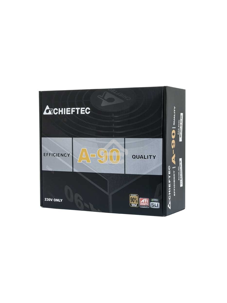 Блок питания Chieftec А-90 Retail (GDP-550C), 550Вт, 80 PLUS Gold, 140мм, модульный, черный