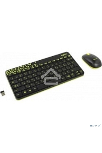 Клавиатура + мышь Logitech Wireless Desktop MK240 Nano Black Retail Combo