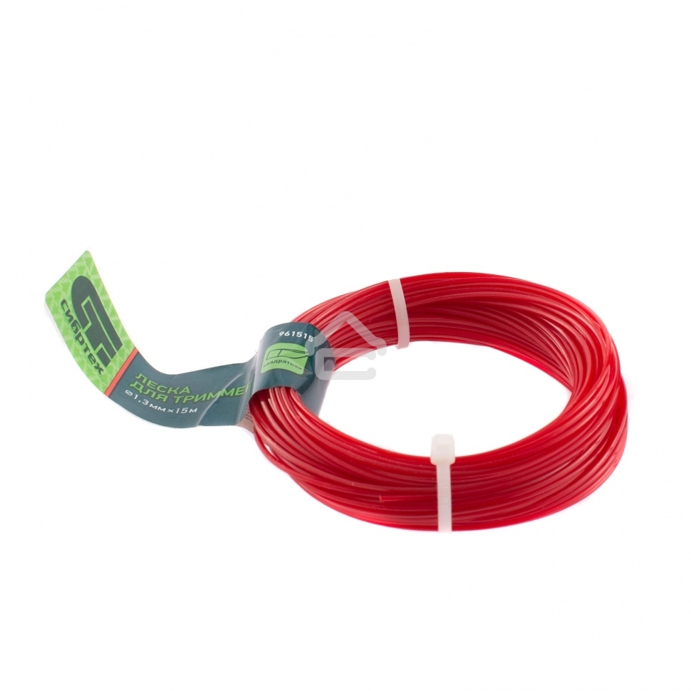 Леска для триммера Сибртех квадратная, 1,3 мм х 15 м,