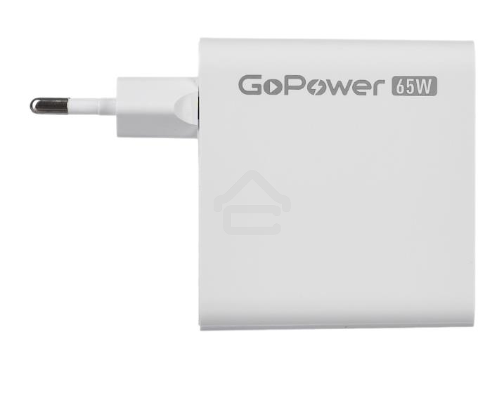 Зарядное устройство GOPOWER 1USB+2TYPE-C 65W QC3.0 GAN белый