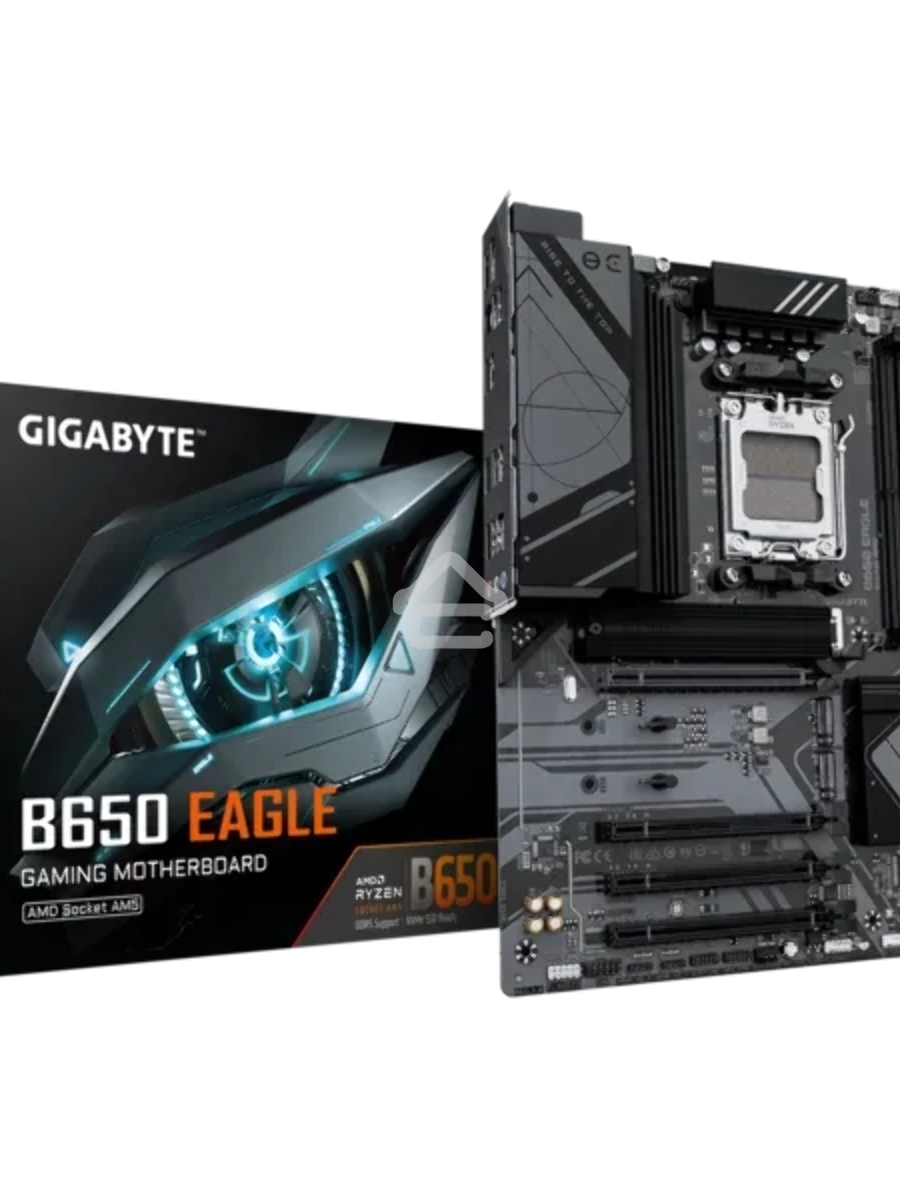 Материнская плата GIGABYTE B650 EAGLE, AM5, AMD B650, 4xDDR5, 4xSATA, 3xM.2, 1xPCI-E 4.0 x16, 1xHDMI, 1xDP, 2xUSB-C 3.2 Gen 1, 2xUSB-A 3.2 Gen 2, 6xUSB-A 2.0, 1x 1Gb LAN, 3x3.5 мм, 7.1, ATX
