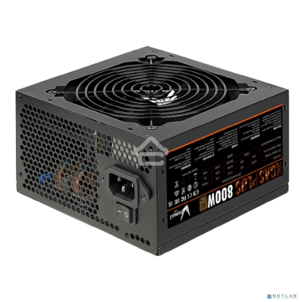 Блок питания Aerocool/Formula KCAS-800W, 800Вт, PLUS 80 PLUS Bronze, 120мм, черный