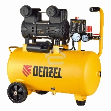 Компрессор безмасл. малошумный Denzel DLP-950/24, 950 Вт, 24 л, 2850 об/мин, 170 л/мин Компрессор безмасл. малошумный Denzel DLP-950/24, 950 Вт, 24 л, 2850 об/мин, 170 л/мин