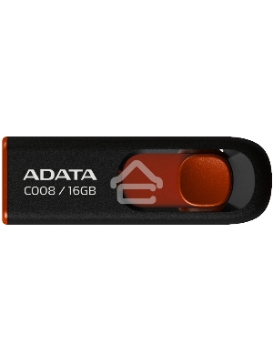 Флеш диск AData 16Gb C008 AC008-16G-RKD USB2.0 красный