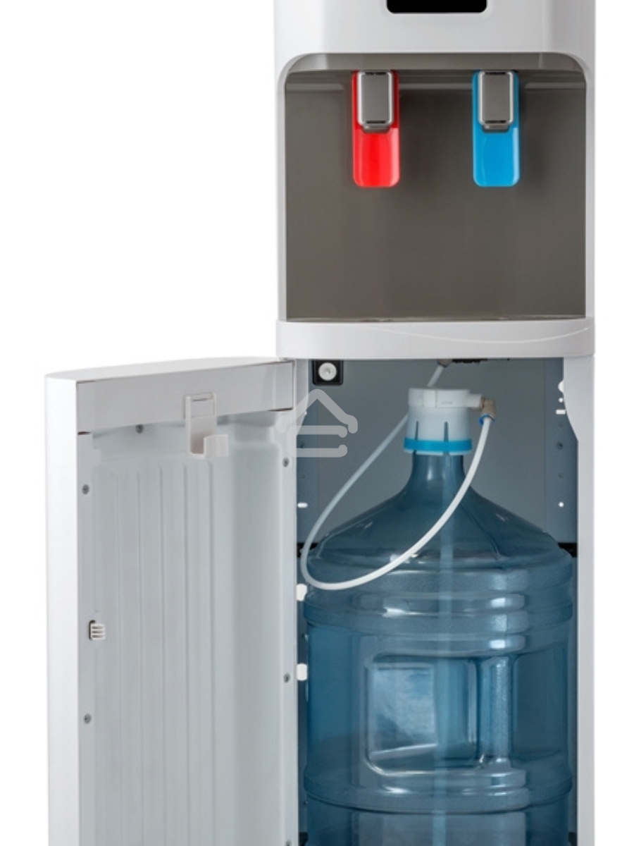 Кулер для воды HotFrost V115AE напольный, электронный, «push» - кран, белый