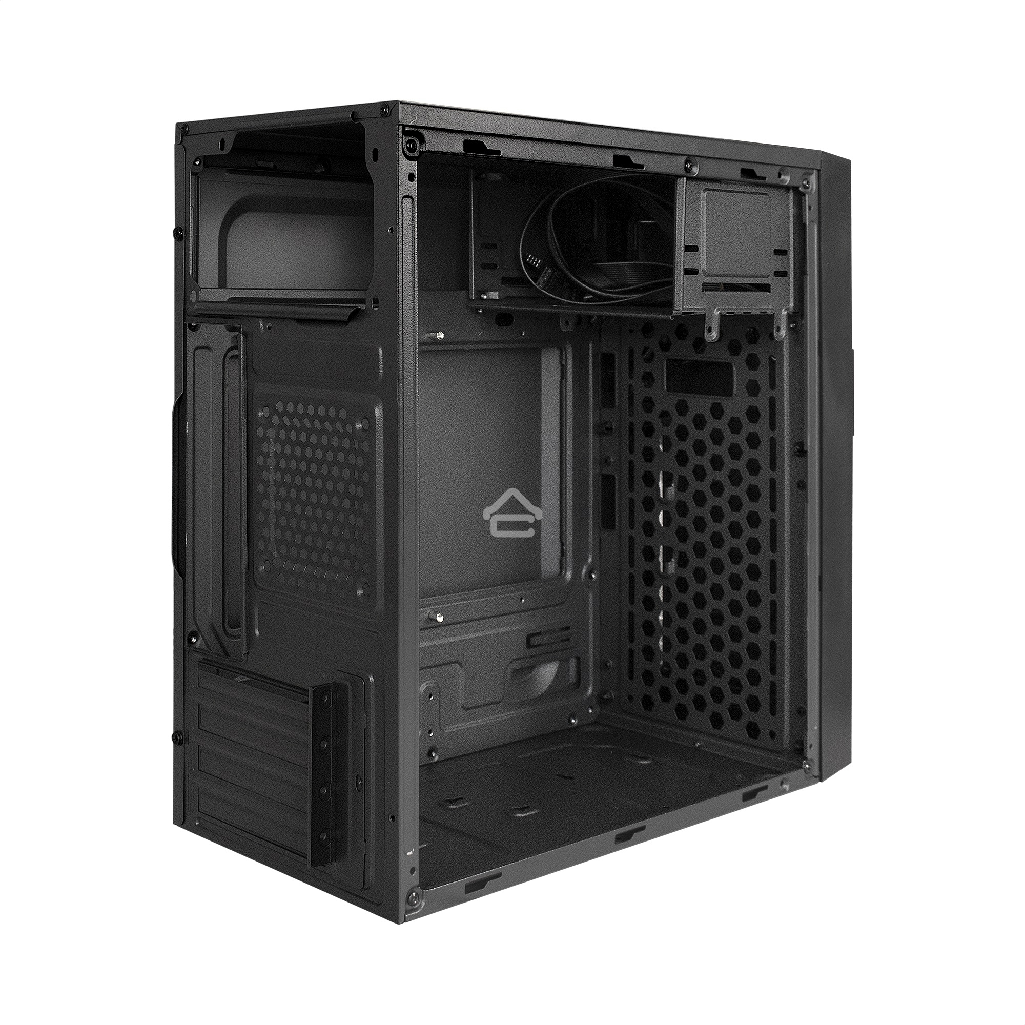 Компьютерный корпус Minitower ExeGate EX291146RUS BAA-105U2-01-AAA400 (mATX, БП AAA400 с вент. 8см, 2*USB+2*USB 3.0, аудио, черный)