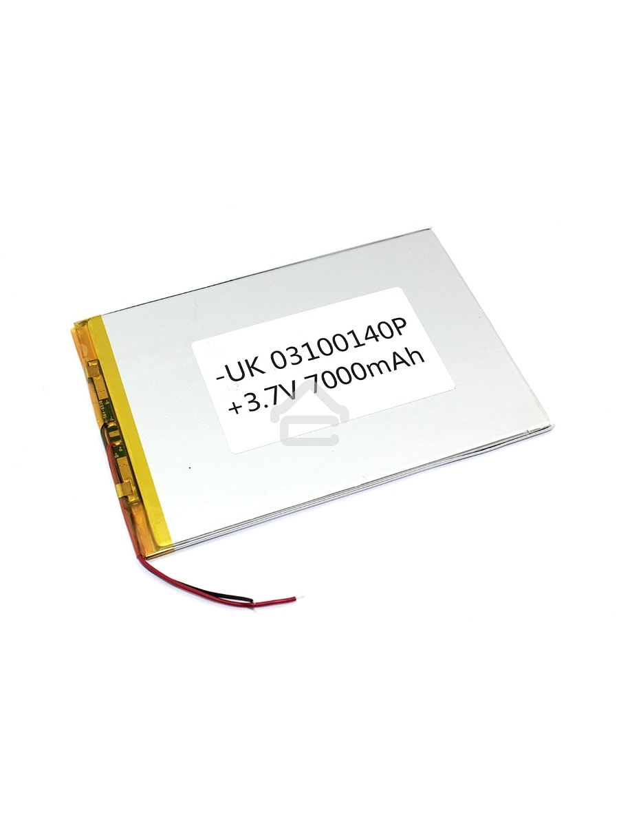 Аккумулятор Li-Pol (батарея) 3*100*140мм 2pin 3.7V/7000mAh