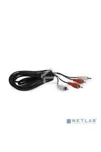 Кабель аудио Cablexpert CCA-2R2R-7.5M, 2xRCA - 2xRCA, 7,5м