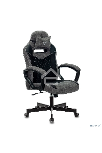 Кресло игровое Бюрократ VIKING 6 KNIGHT B FABRIC черный крестовина металл/пластик