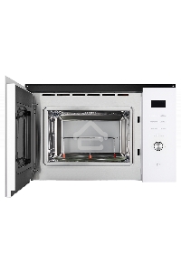Встраиваемая микроволновая печь Kuppersberg HMW 650 WH электронное управление, мощность микроволновой печи 900 Вт, мощность  кварцевого гриля 1000 Вт, 5 уровней мощности, функция кварцевый гриль, функция автоматического разморажив, функция ручного размора