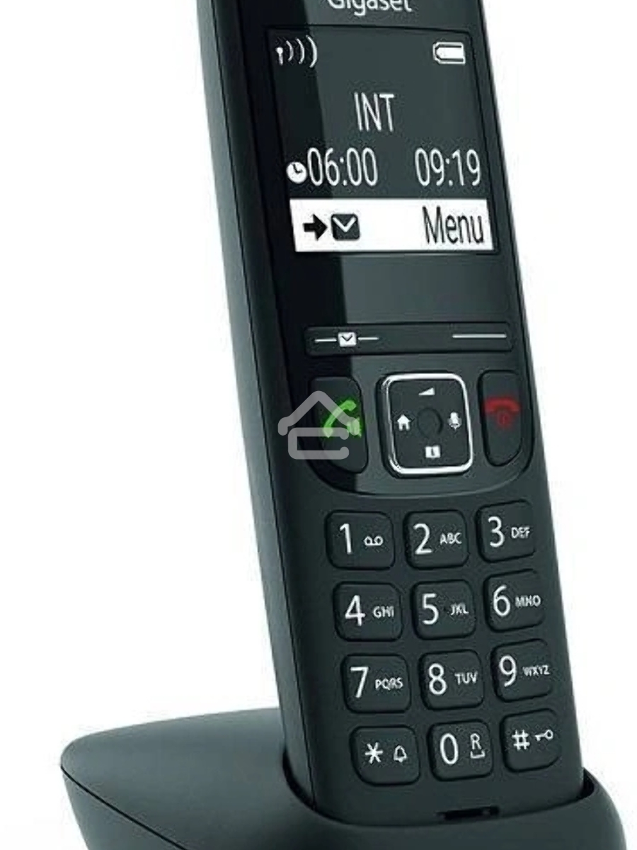 Дополнительная трубка Dect Gigaset AS690HX черный для AS690
