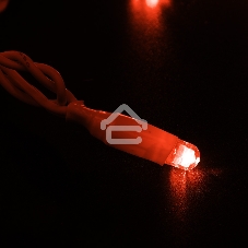 Гирлянда Neon-night Нить 10м, с эффектом мерцания, белый ПВХ, 230В, красный