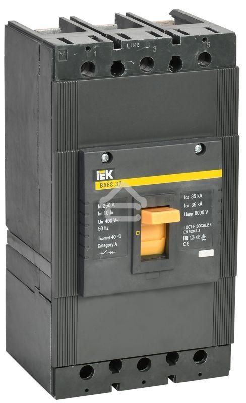 Выключатель автоматический ВА88-37 3Р 250А 35кА SVA40-3-0250 IEK