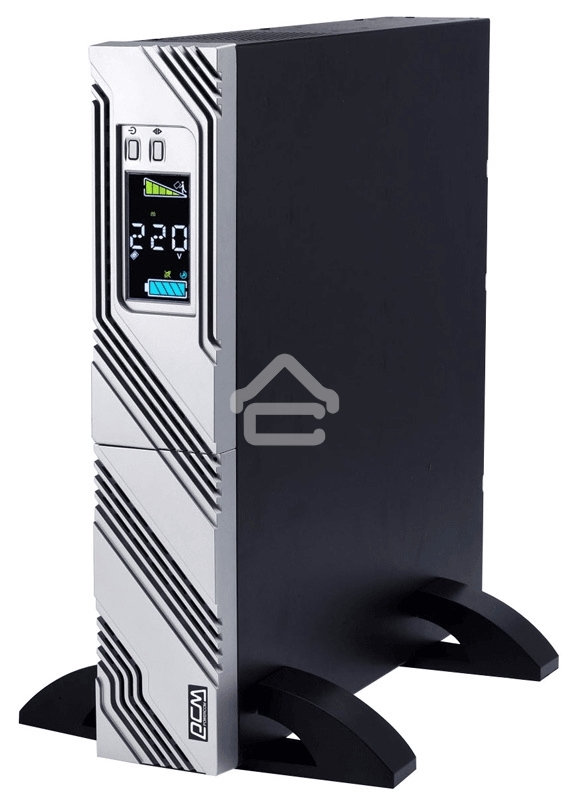 Источник бесперебойного питания Powercom Smart King RT SRT-3000A LCD 2700Вт 3000ВА черный