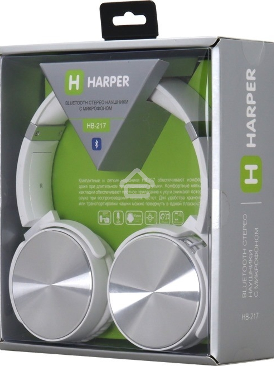 Гарнитура Harper Bluetooth HB-217 белый