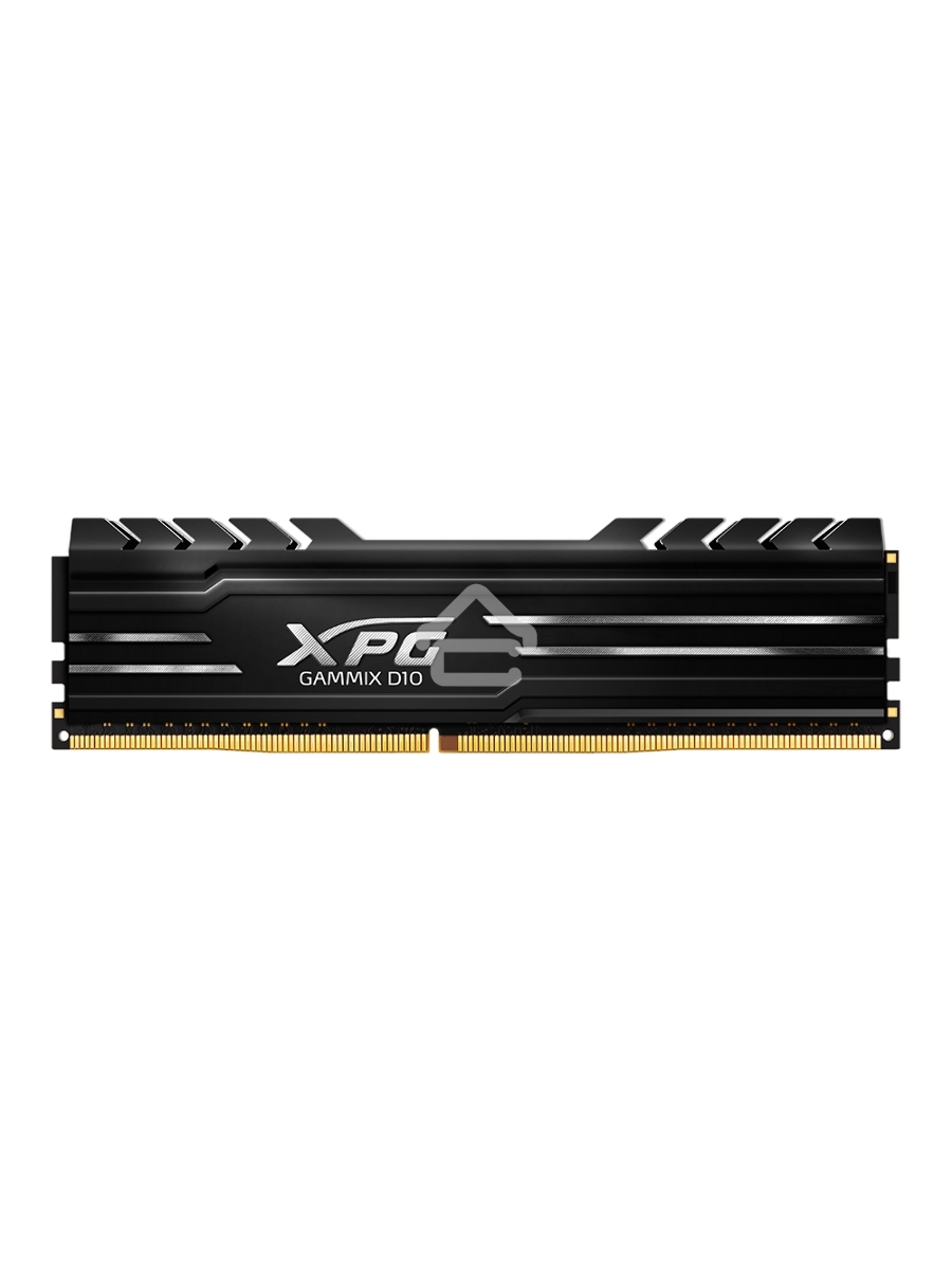 Оперативная память XPG Gammix D10, DDR4, 16GB (2x8GB), 3200MHz, CL16, UDIMM, с радиатором, черный