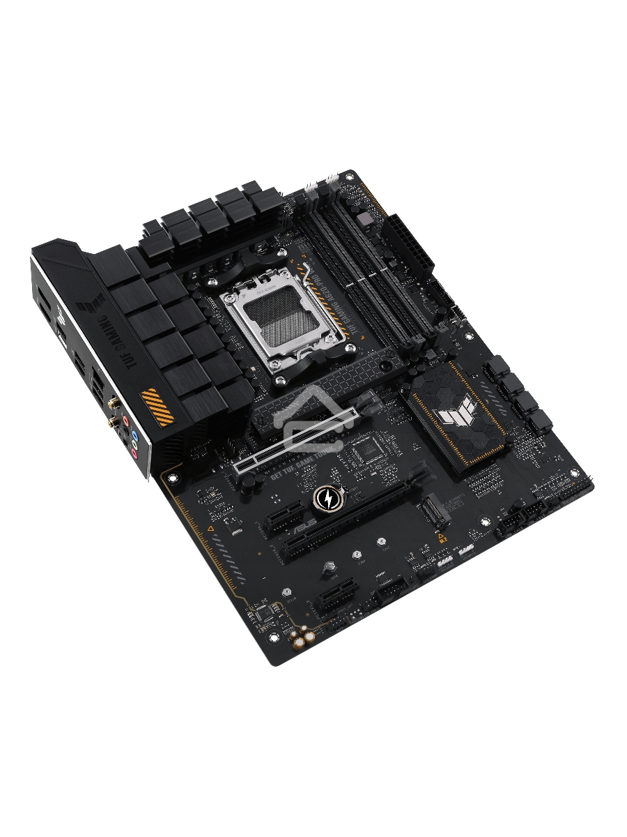 Материнская плата ASUS TUF GAMING A620-PRO WIFI, AM5, AMD A620, 4xDDR5, 4xSATA, 2xM.2, 1xPCI-E 4.0 x16, 1xPCI-E 3.0 x16, 2xPCI-E x1, 1xHDMI, 1xDP, 1x 2.5Gb LAN, 3xUSB-A 2.0, 2xUSB-A 3.2 Gen 2, 1xUSB-C 3.2 Gen 1, 5x3.5 мм, 7.1, ATX