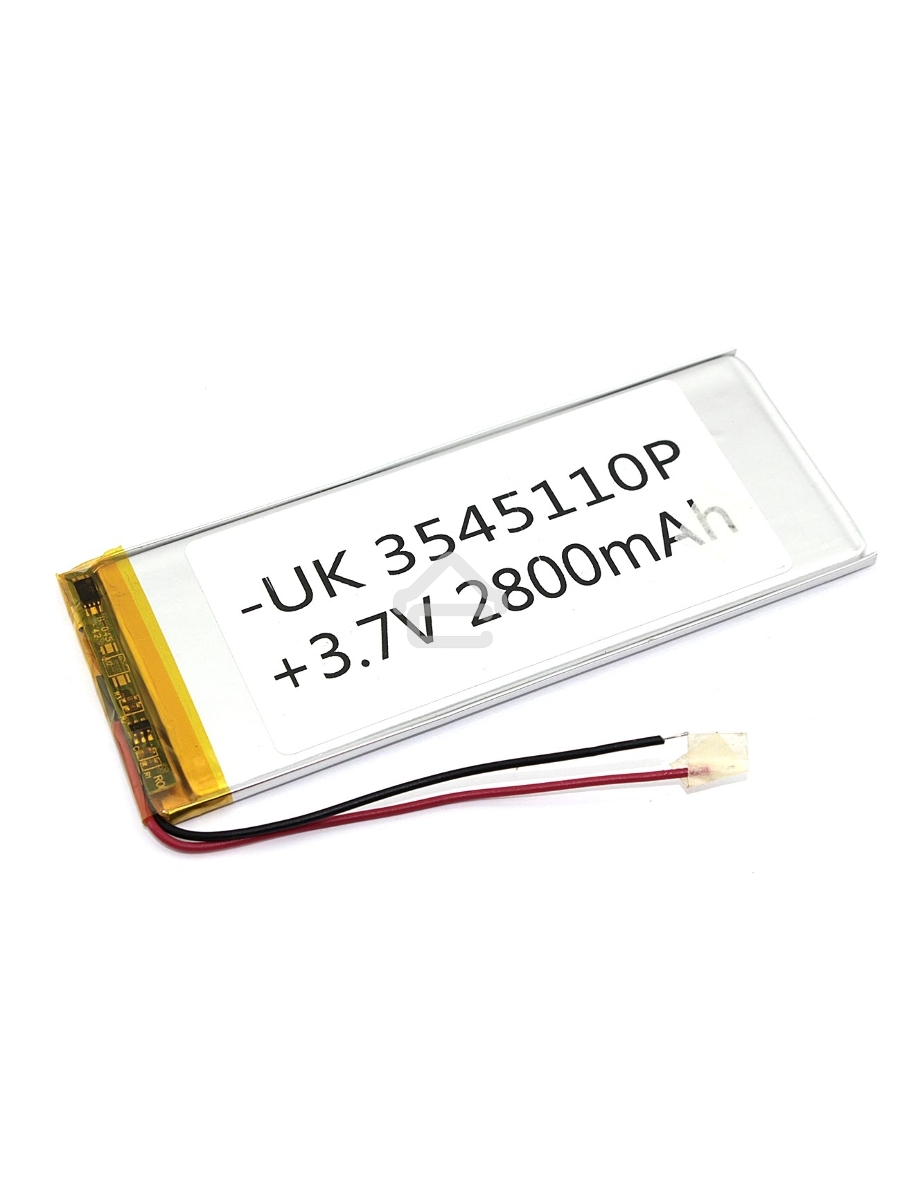 Аккумулятор Li-Pol (батарея) 3.5*45*110мм 2pin 3.7V/2800mAh