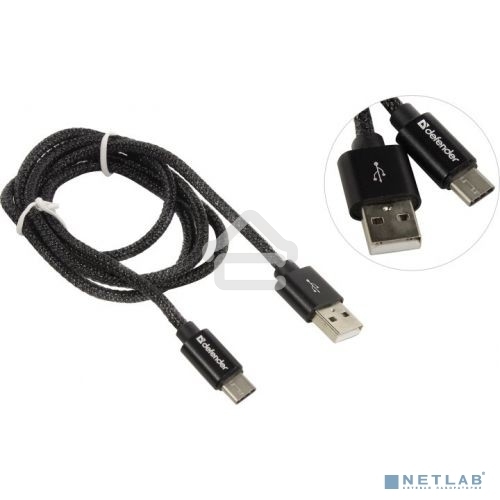 Кабель Defender USB2.0 TO TYPE-C 1M черный USB09-03T