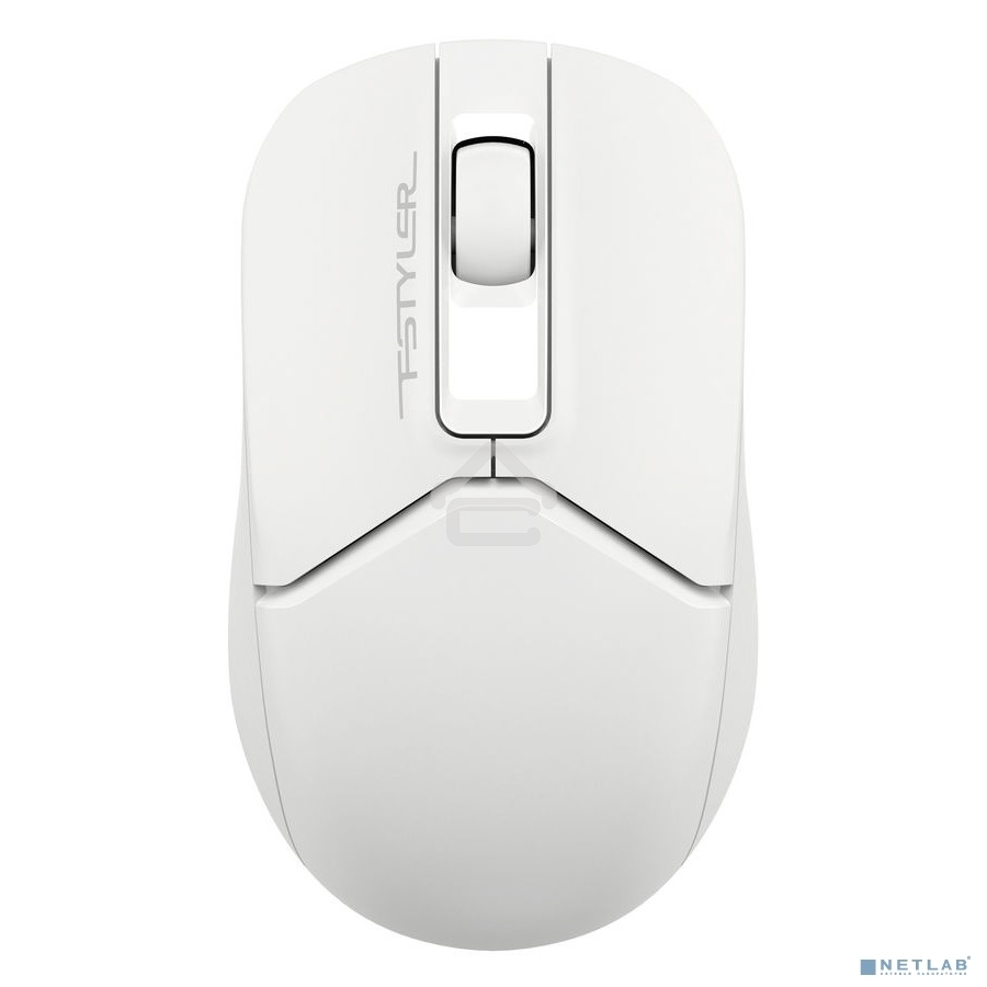 Мышь беспроводная A4Tech Fstyler FG12 белый, 1200 dpi, радиоканал, USB, кнопки - 3