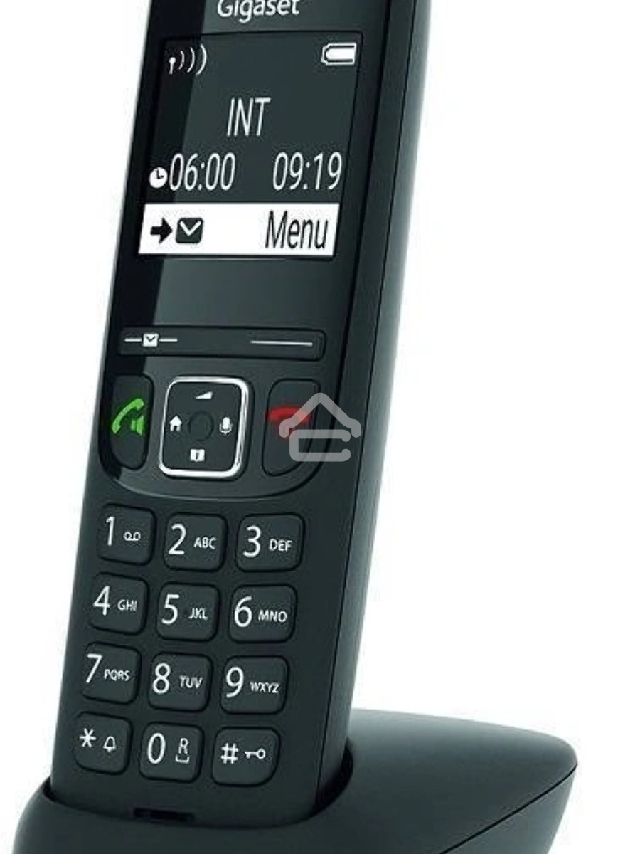 Дополнительная трубка Dect Gigaset AS690HX черный для AS690