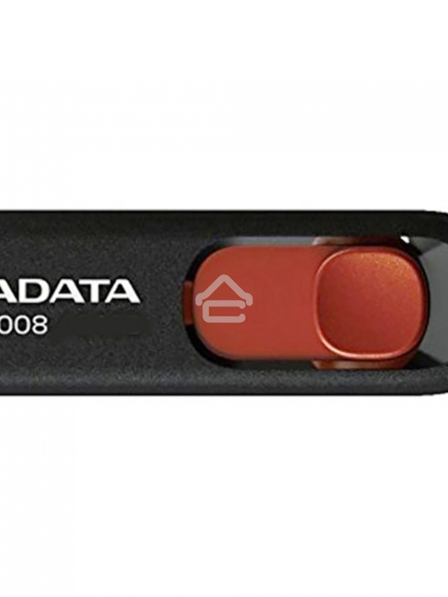 Флеш диск ADATA Flash Drive 32Gb С008 AC008-32G-RKD {USB2.0, Black-Red}