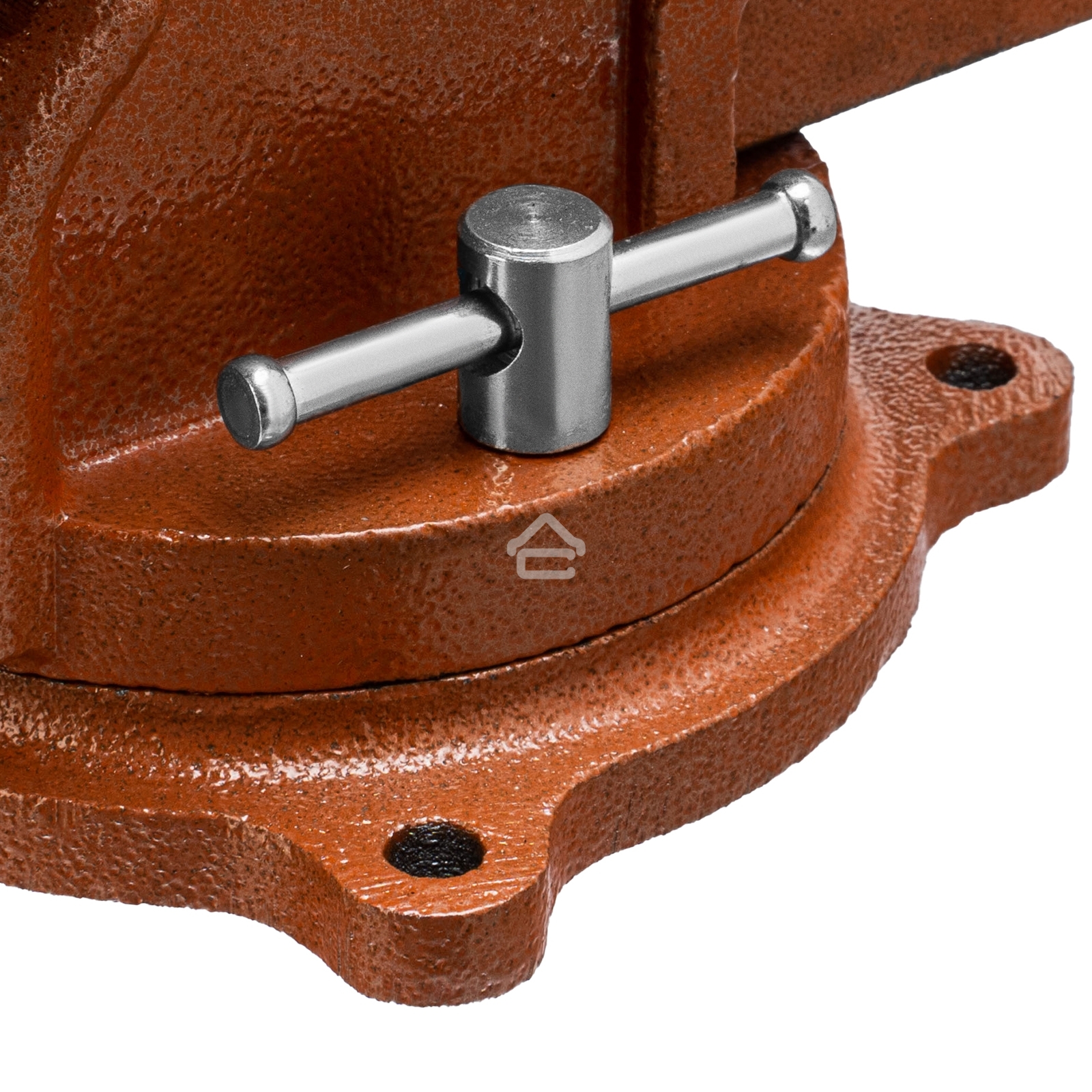 Тиски Sparta слесарные 125мм поворотные с наковальней