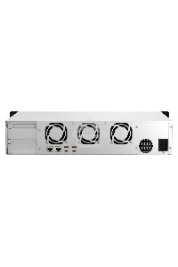 Сетевое хранилище  SMB QNAP TS-873AeU-4G NAS 8x3.5/2.5 SATA/SSD trays, 2 x M2 PCIe, 2x 2.5 GbE, 2U rackmount, 1 PSU. AMD Ryzen V1500B 4-core/8-thread 2.2 GHz processor, 4 GB DDR4 RAM (1*4 GB) up to 64GB (2*32 GB). W/o rail kit RAIL-B02