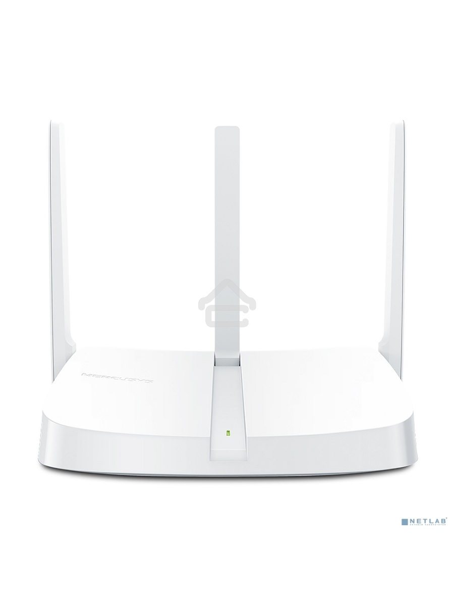 Маршрутизатор Mercusys MW305R Wi-Fi роутер 300 Мбит/с 2,4 ГГц, 1 порт WAN 10/100 Мбит/с + 4 порта LAN 10/100 Мбит/с, 2 фиксированные антенны