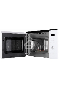 Встраиваемая микроволновая печь Kuppersberg HMW 650 WH электронное управление, мощность микроволновой печи 900 Вт, мощность  кварцевого гриля 1000 Вт, 5 уровней мощности, функция кварцевый гриль, функция автоматического разморажив, функция ручного размора