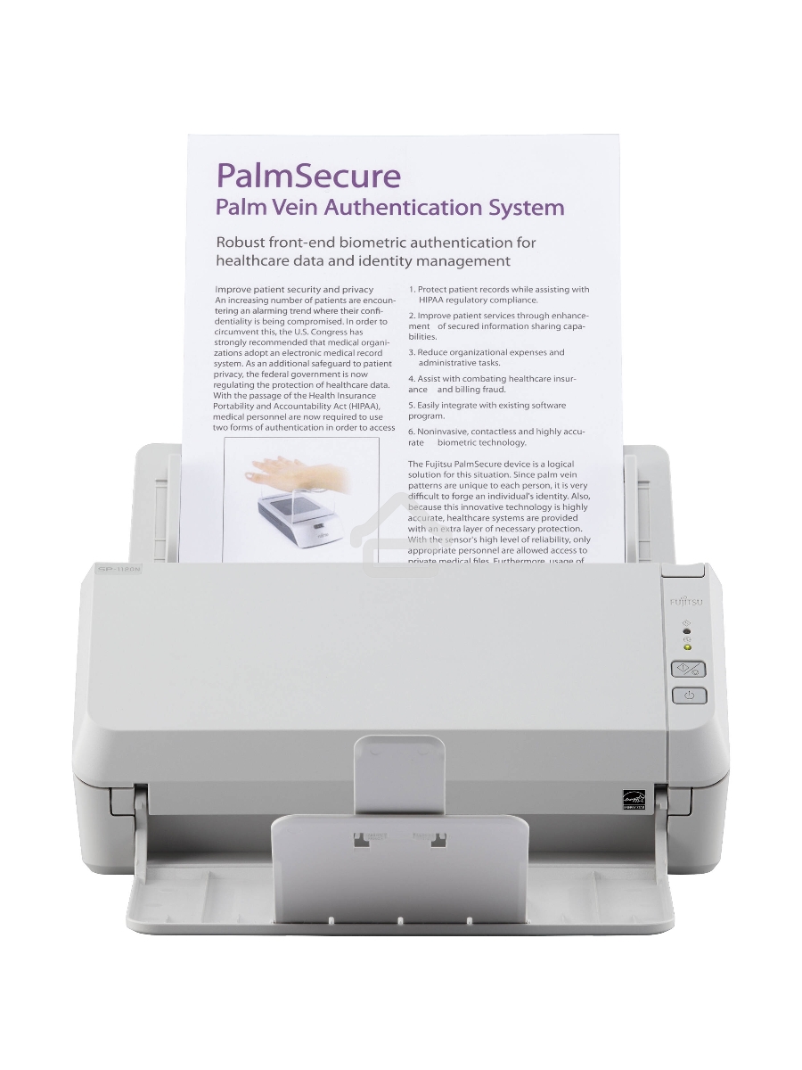 Сканер Fujitsu SP-1120N (PA03811-B001) A4 белый