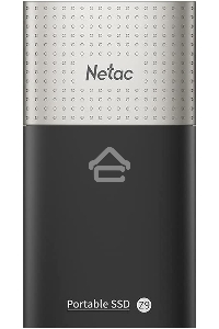 Внешний накопитель SSD External Netac 250Gb Z9 <NT01Z9-250G-32BK> (USB3.2, up to 550/480MBs, 90х47.5х11.5mm, Aluminium+Plastic)