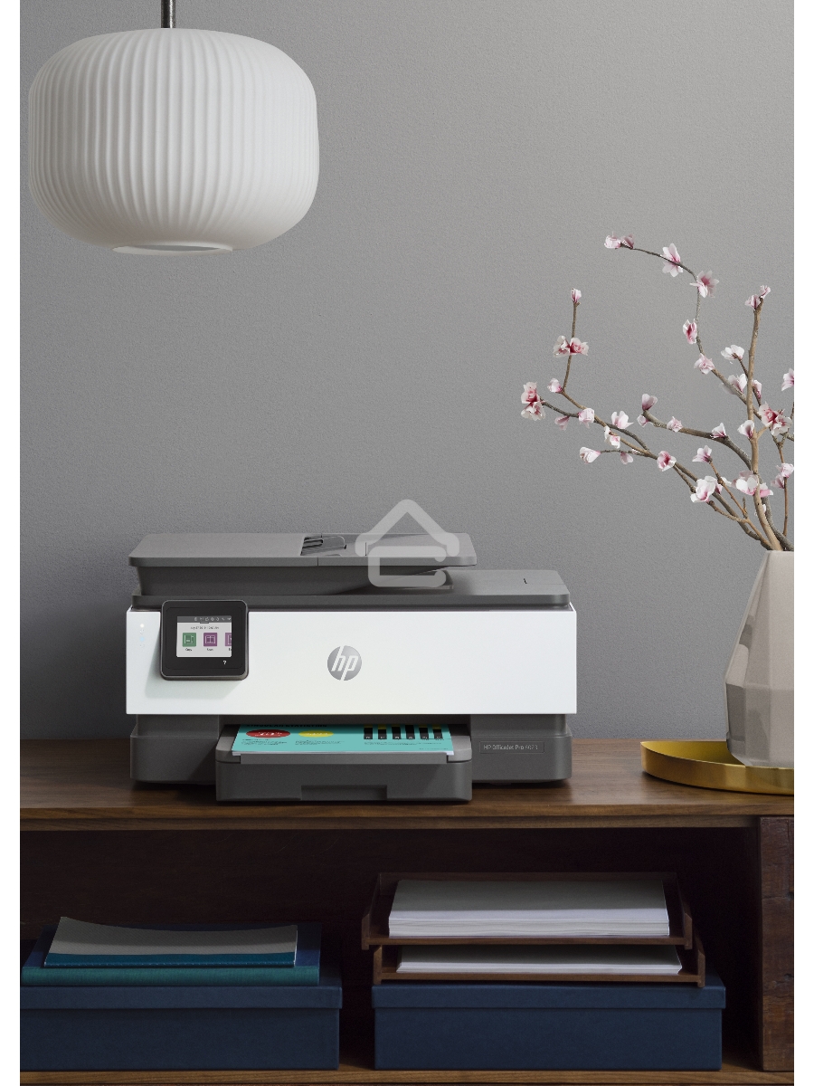 МФУ струйный HP OfficeJet 8023 (1KR64B), A4, цвтной, печ. до 20 стр/мин. (ч/б), до 10 стр/мин. (цвет), скан. до 8 стр/мин. (ч/б) 3.5 стр/мин. (цвет), 1200 x 1200 dpi, USB, RJ-45, Wi-Fi, Air Print