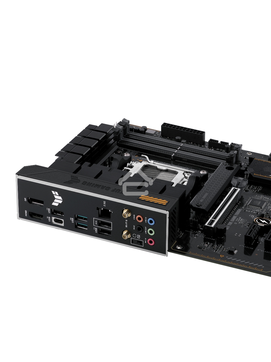 Материнская плата ASUS TUF GAMING A620-PRO WIFI, AM5, AMD A620, 4xDDR5, 4xSATA, 2xM.2, 1xPCI-E 4.0 x16, 1xPCI-E 3.0 x16, 2xPCI-E x1, 1xHDMI, 1xDP, 1x 2.5Gb LAN, 3xUSB-A 2.0, 2xUSB-A 3.2 Gen 2, 1xUSB-C 3.2 Gen 1, 5x3.5 мм, 7.1, ATX