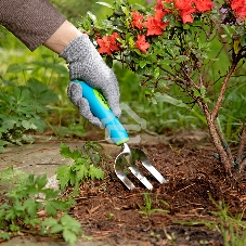 Вилка посадочная, 80х290 мм, нерж. сталь, двухкомпонентная рукоятка, PREMIUM PLUS Palisad