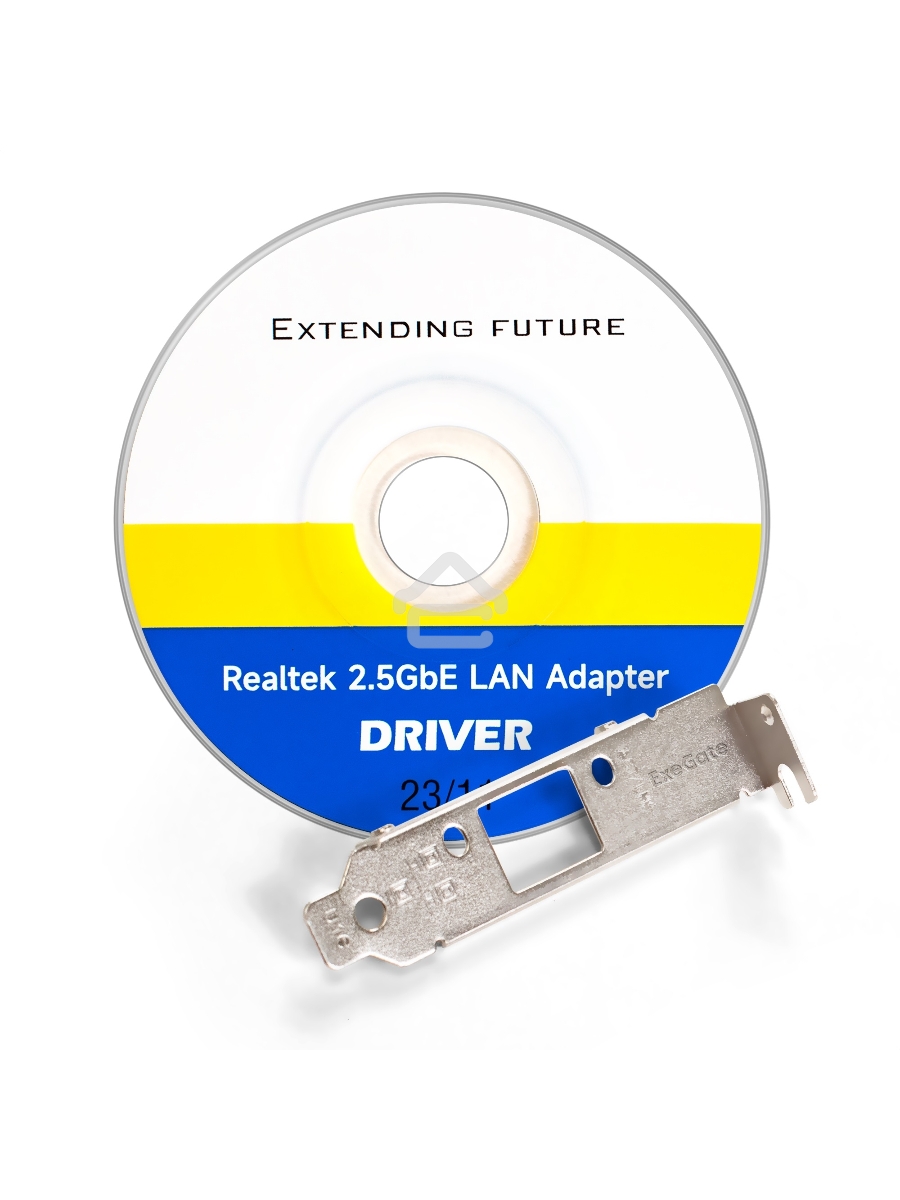 Сетевой адаптер ExeGate EXE-251 (PCI-E x1 v2.0, 1xRJ45, UTP 100Mbps/1000Mbps/2.5Gbps RTL8125B)