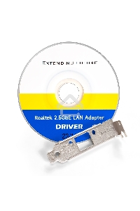 Сетевой адаптер ExeGate EXE-251 (PCI-E x1 v2.0, 1xRJ45, UTP 100Mbps/1000Mbps/2.5Gbps RTL8125B)