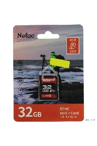 Флеш карта SDHC 32GB Netac Class 10 UHS-I U1 P600 [NT02P600STN-032G-R]