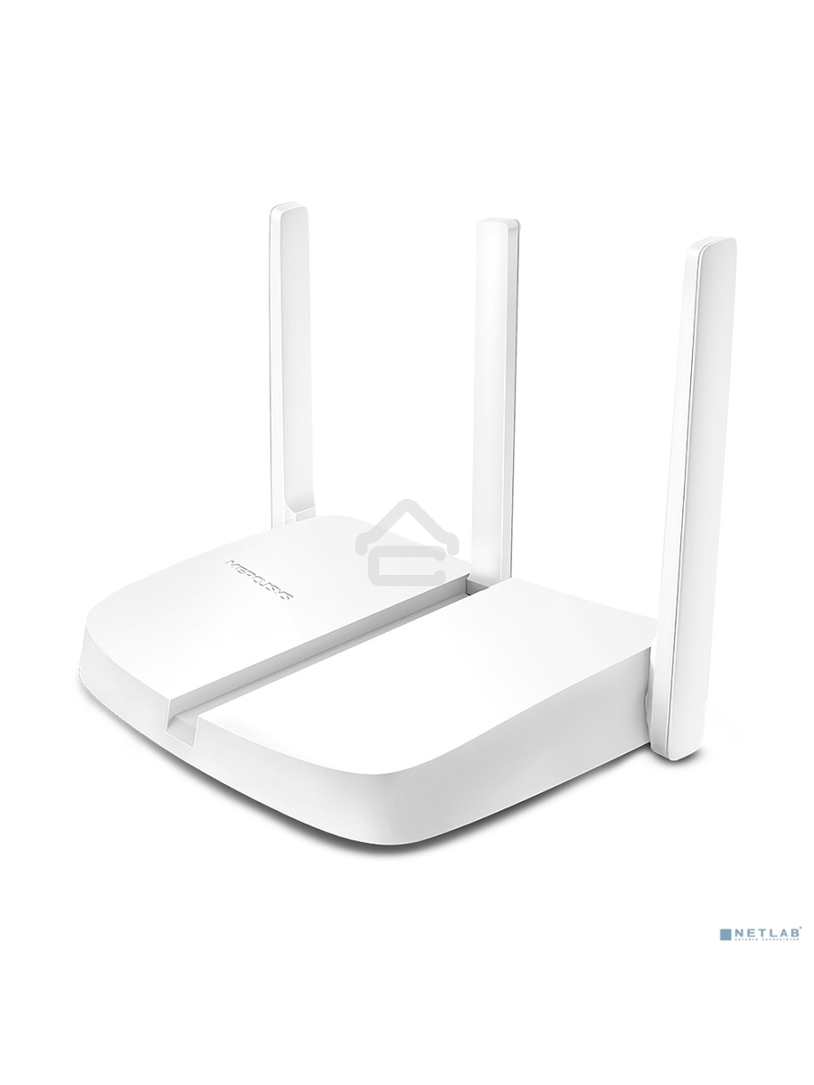 Маршрутизатор Mercusys MW305R Wi-Fi роутер 300 Мбит/с 2,4 ГГц, 1 порт WAN 10/100 Мбит/с + 4 порта LAN 10/100 Мбит/с, 2 фиксированные антенны