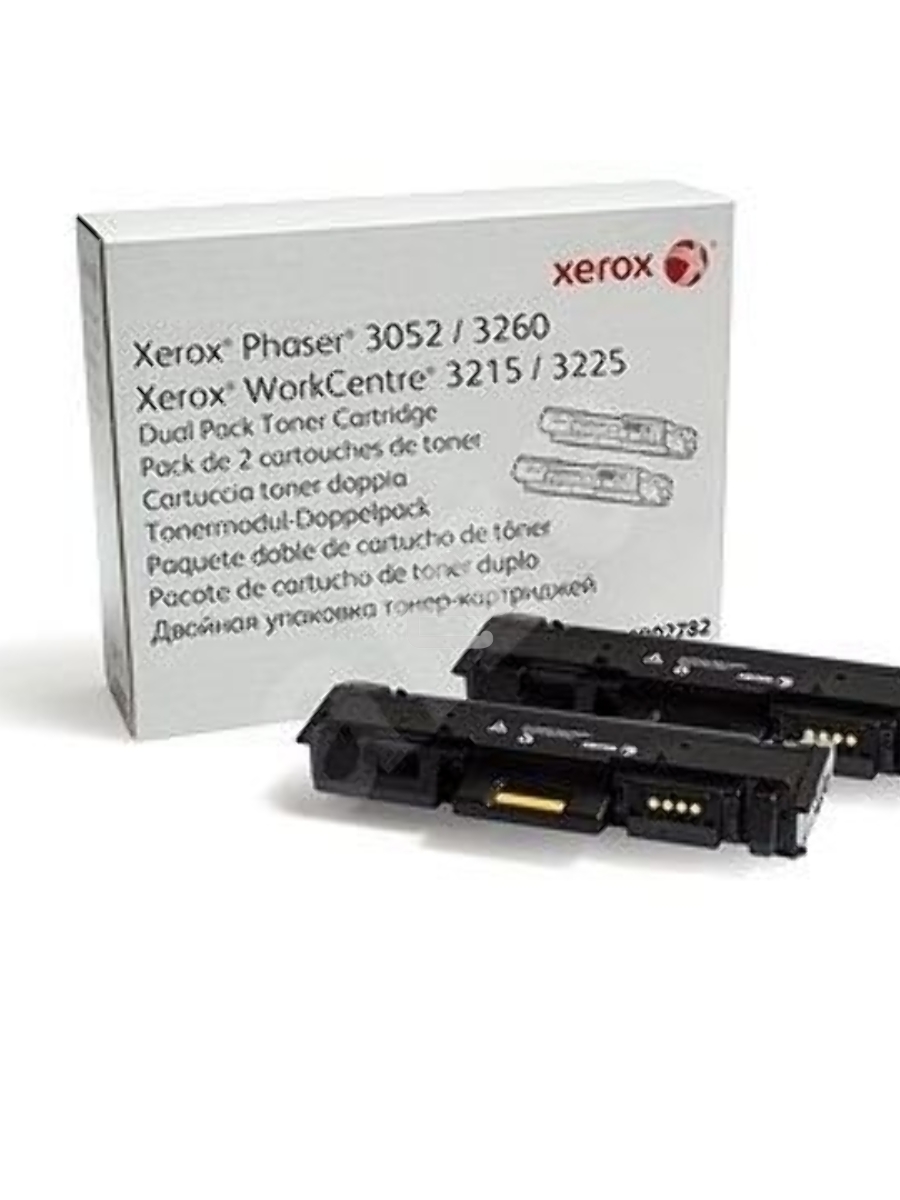 Картридж лазерный XEROX 106R02782 черный, 6000 стр. (упаковка 2шт х 3000 стр.), для Phaser 3052/3260/WC 3215/25 (channels)