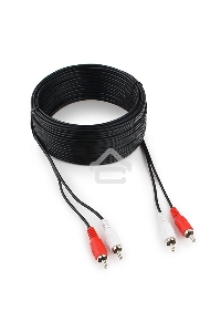Кабель аудио Cablexpert CCA-2R2R-15M, 2xRCA - 2xRCA, 15м