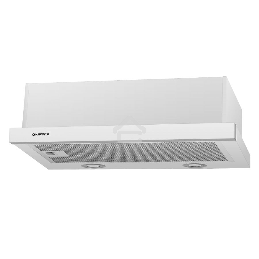 Вытяжка встраиваемая Maunfeld VS Light Glass 60 белый, 60 см, 520 куб. м/ч, 56 дБ