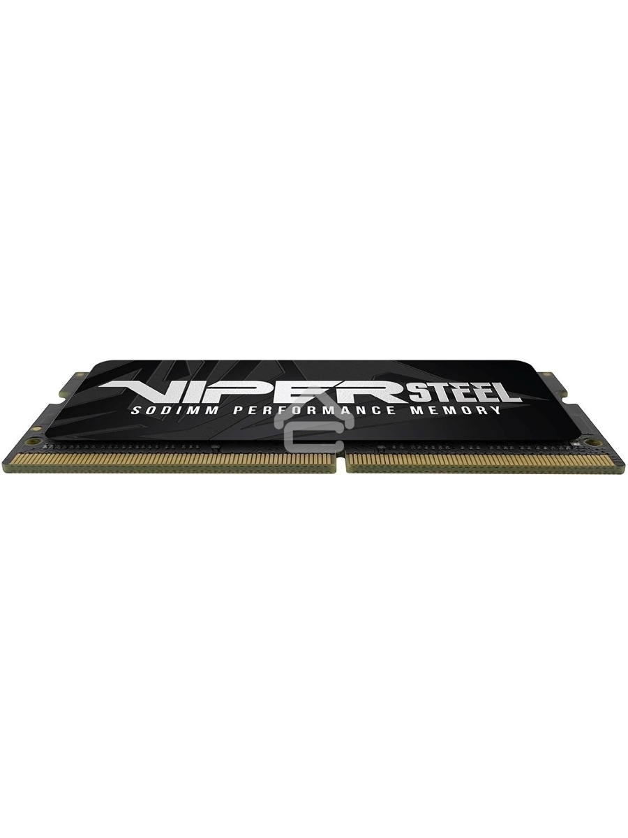 Оперативная память Patriot Viper Steel, DDR4, 8GB (1x8GB), 3200MHz, CL22, с радиатором, черный, SO-DIMM