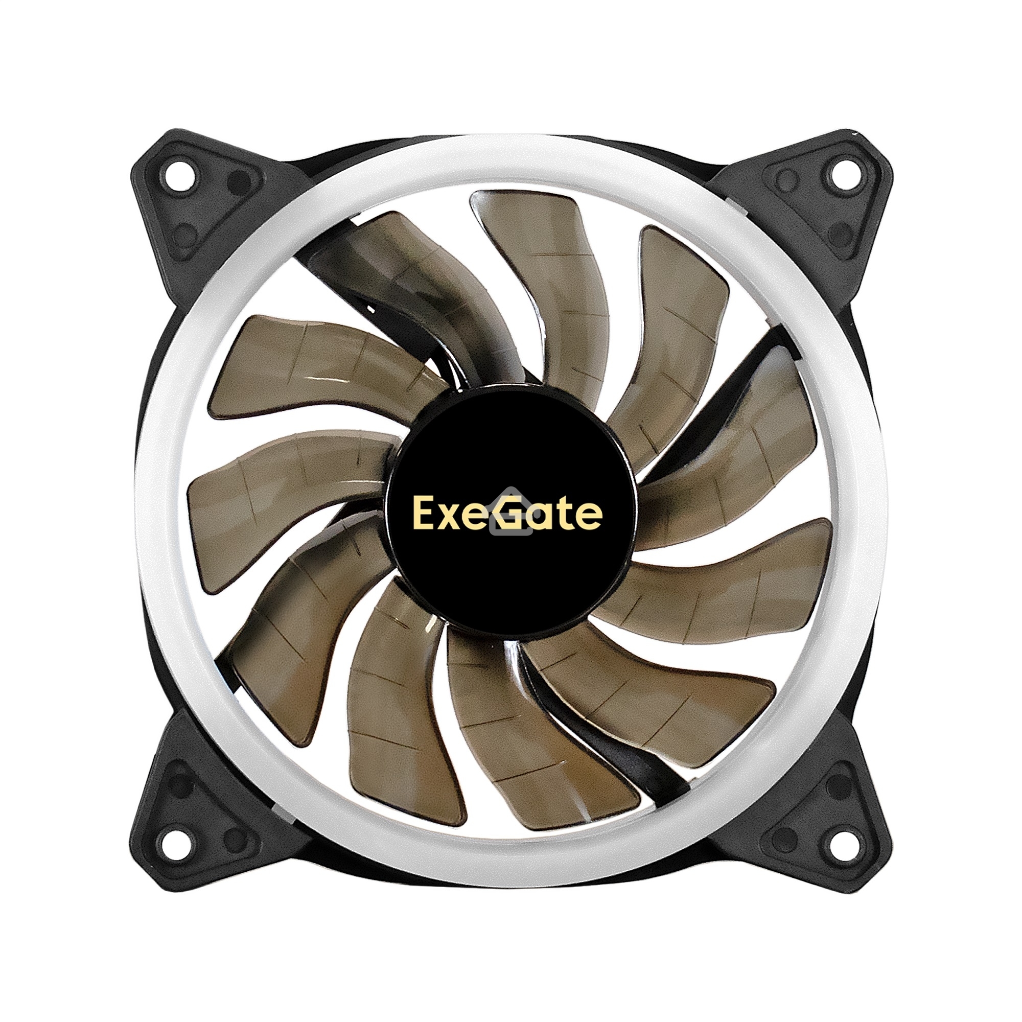 Вентилятор для корпуса ExeGate EX12025HM3PM.FRGb.5CRU черный, 120 мм, 1200 об/мин, 24 дБ, 3 pin